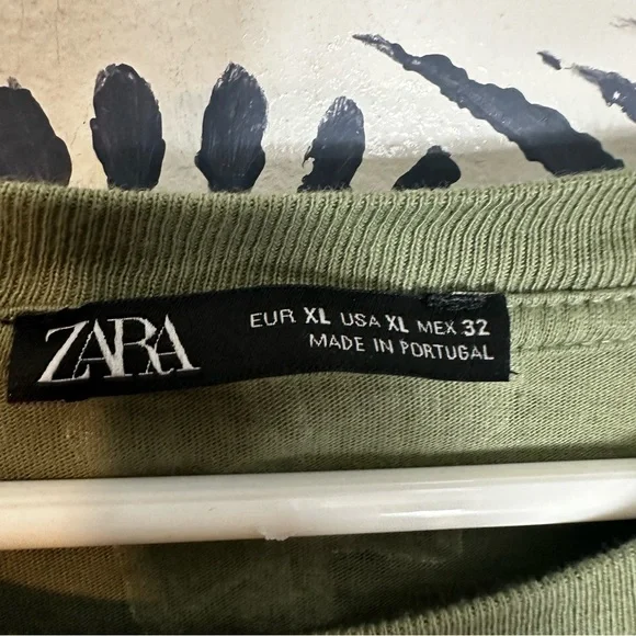 Zara Graphic Fashion Drawn Women Artistic Cotton T Shirt - Picture 5 of 9
